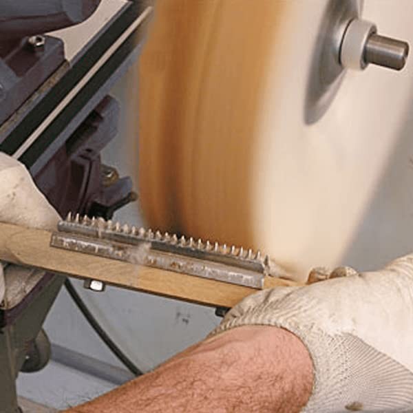 15" Buffing Wheel Rake for Removing Residual Buff Compound, Double Handle