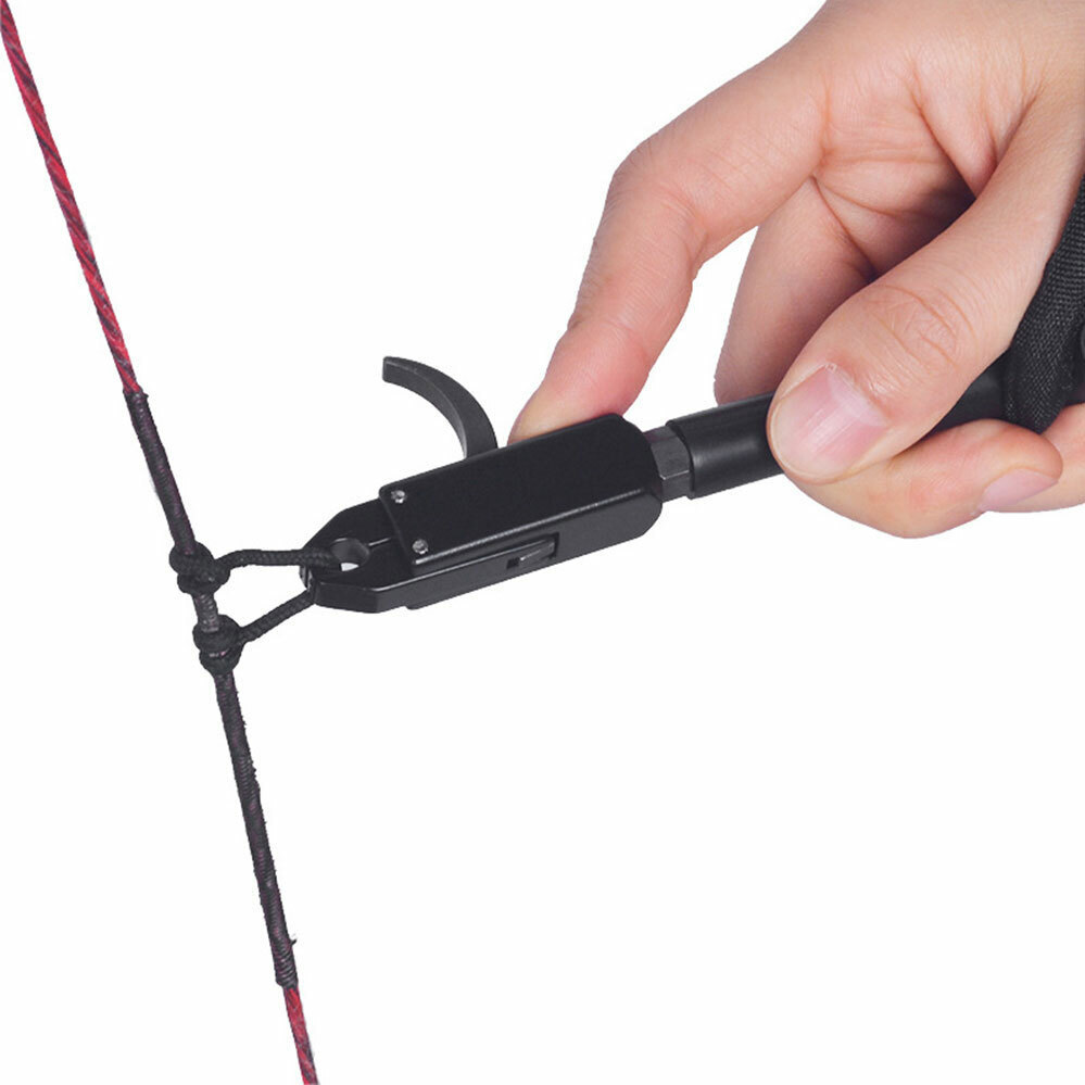 Archery Wrist Release Aid Trigger Adjustable Strap Caliper Compound Bow Hunting