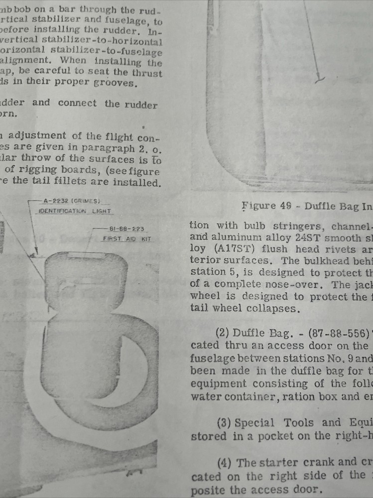 Erection & Maintenance Instructions Army Model P-40E-1 British Model Kitty Hawk