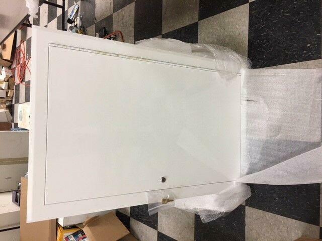 Symmons TTC-249 Fully Recessed Cabinet Unit, White Enamel