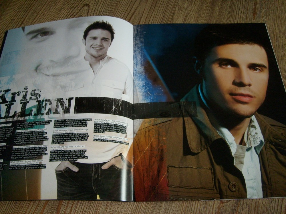 American Idol Concert Tour Program 2009 Kris Allen Adam Lambert Danny Gokey