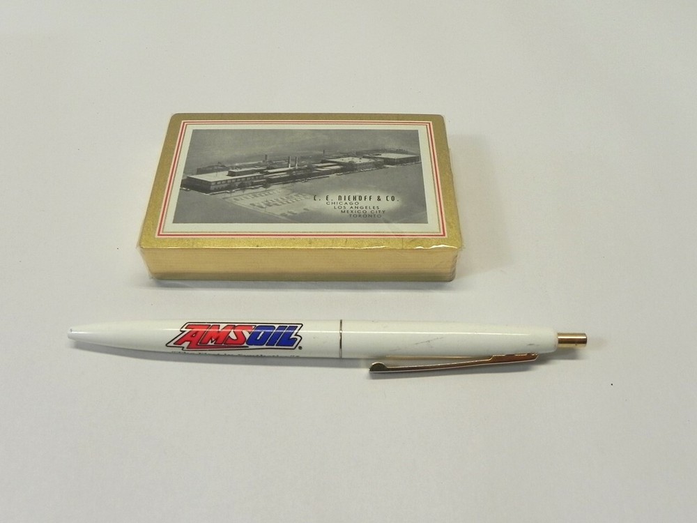 VINTAGE C.E. NEIHOFF & CO. SEALED PLAYING CARD DECK *PREOWNED, MISSING 1 DECK*