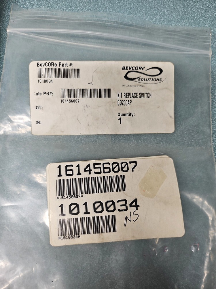 Cornelius 1010034 Switch Replacement Kit RED PUSHBUTTON, BRACKETS, WIRES, SCREWS