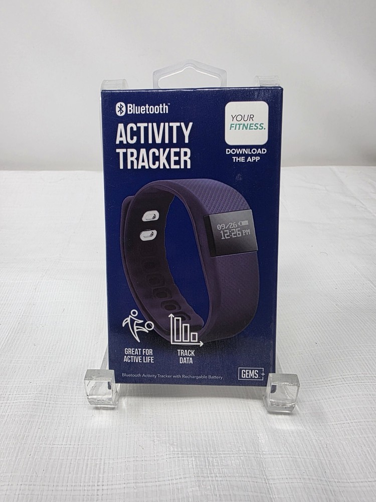 GEMS Bluetooth Activity Tracker w/Adjustable Navy Band