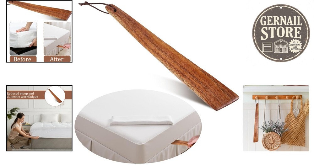 Compact Arthritis-Friendly Bed Sheet Lifter Tool - 12 inch Easier Sheet Making