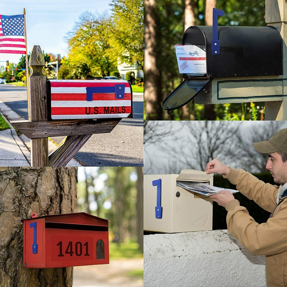 Anley Mailbox Flag - Alert Postal Carrier Raised Signal Flags Replacement Kit