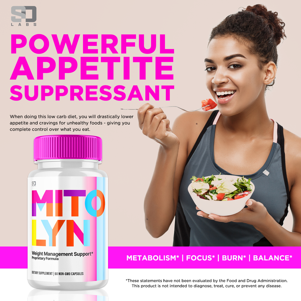(2 Pack) Mitolyn Advanced Weight Loss Support Mito Lyn Maximum Strength 120ct