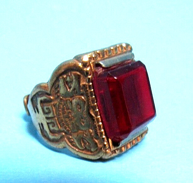 RARE OVALTINE CAPTAIN MIDNIGHT AZTEC SUN-GOD RING