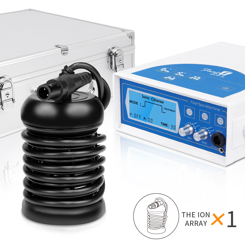 Ionic Detox Foot Spa Bath Machine Ion Cleanse for Home Use Massager Relief Pain