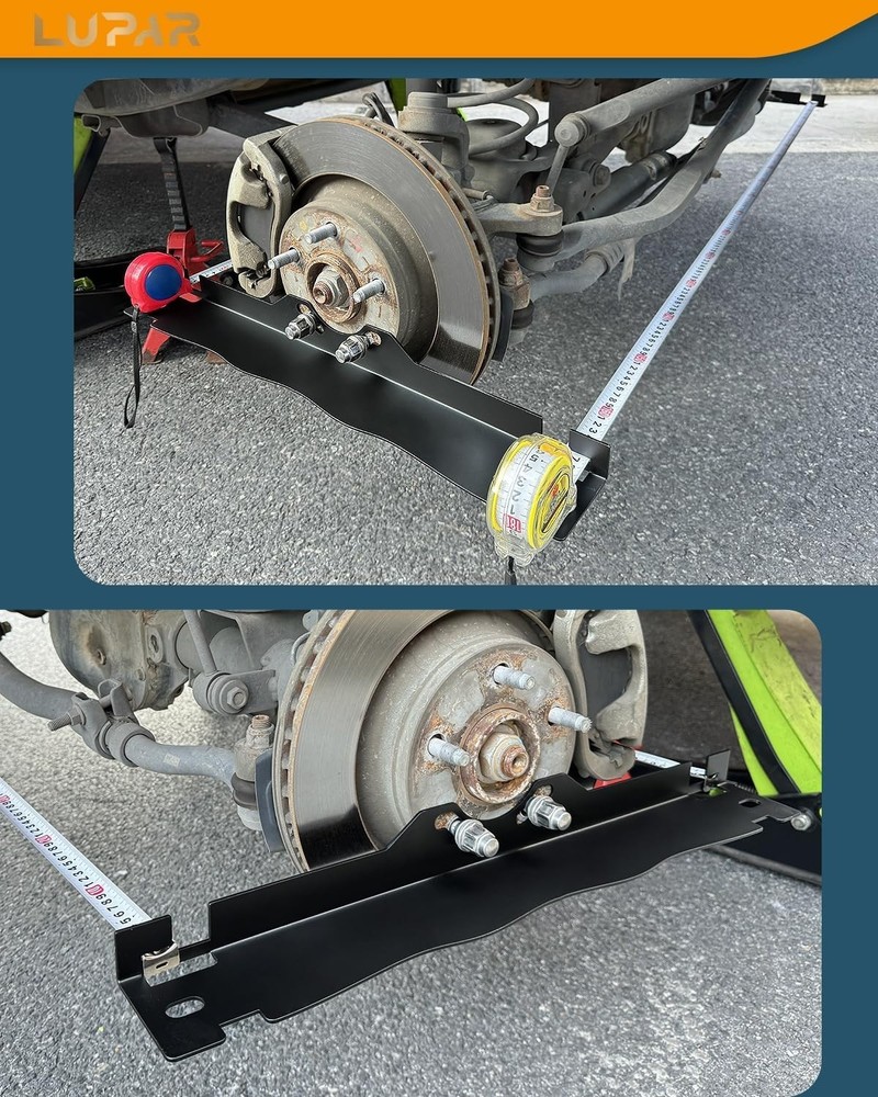 Universal Wheel Alignment Tool Plates with Secure Anti-Fall Design for Accuracy