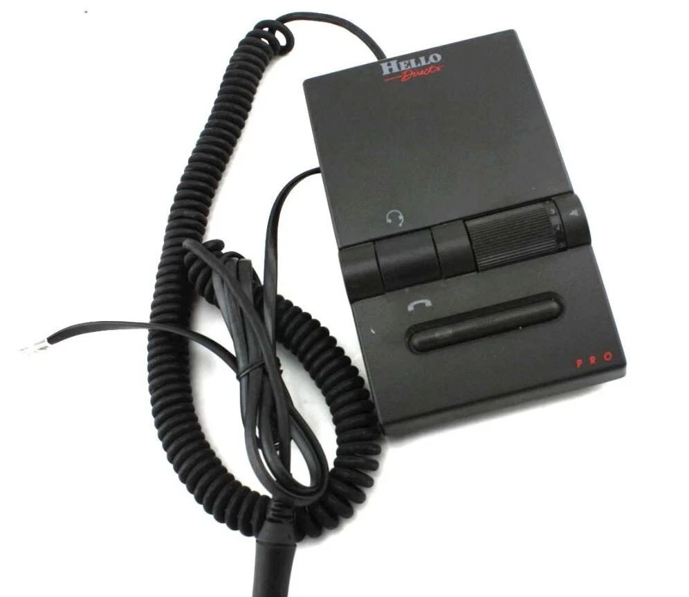 Hello Direct 1500 Hello Set Pro Headset Audio Amplifier W/Cables 6560