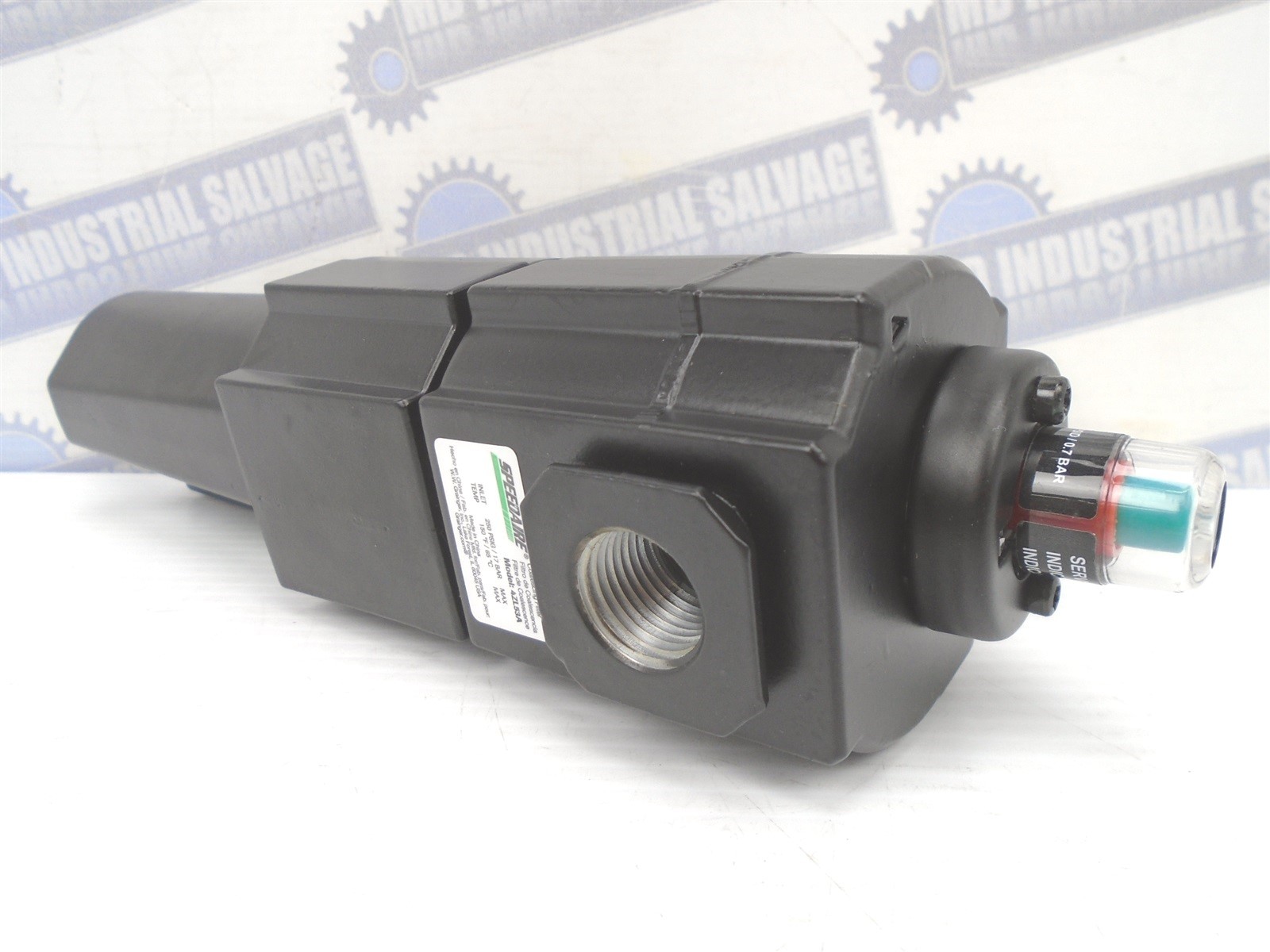 SPEEDAIRE - 4ZL53A - AIR Coalescing OIL FILTER - 250psi, 1/2"NPT, 0.01m, 60 cfm