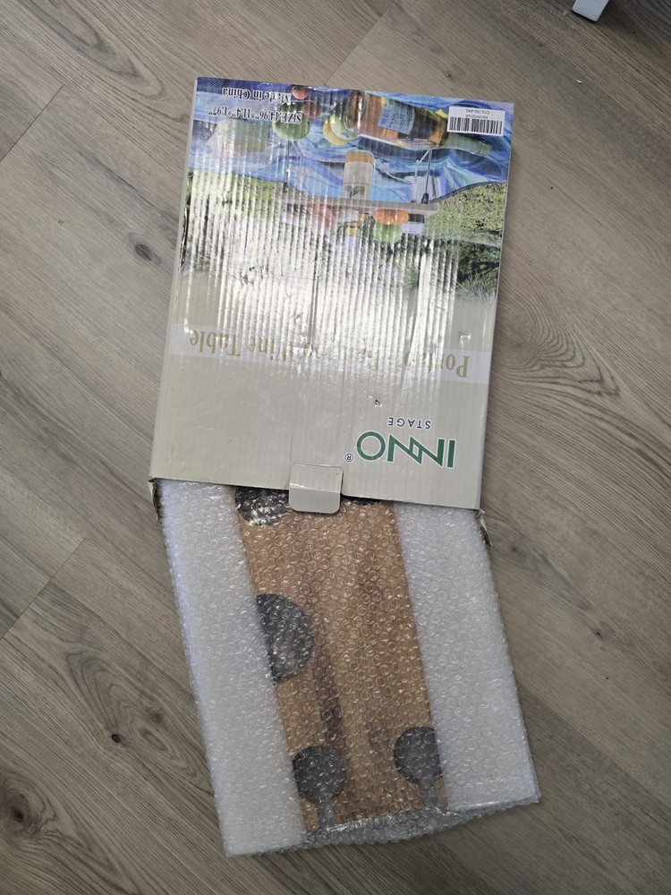 Portable Bamboo Wine Table (Picnic Table)