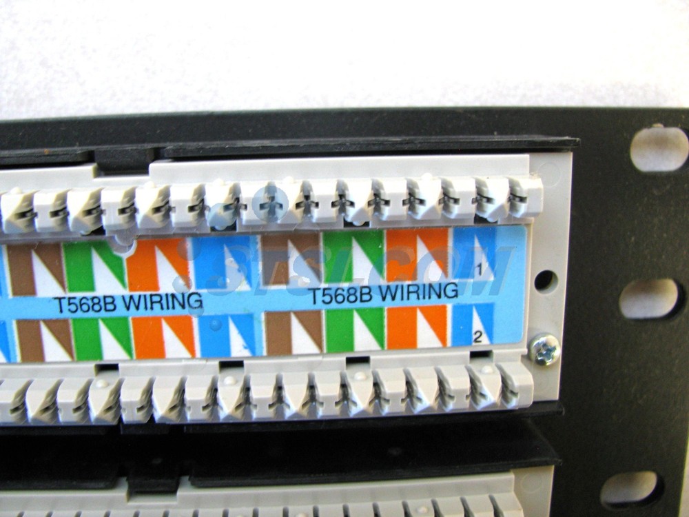 Ortronics OR-SP5EU48 Cat5e 48-Port 1U Universal Patch Panel ~STSI