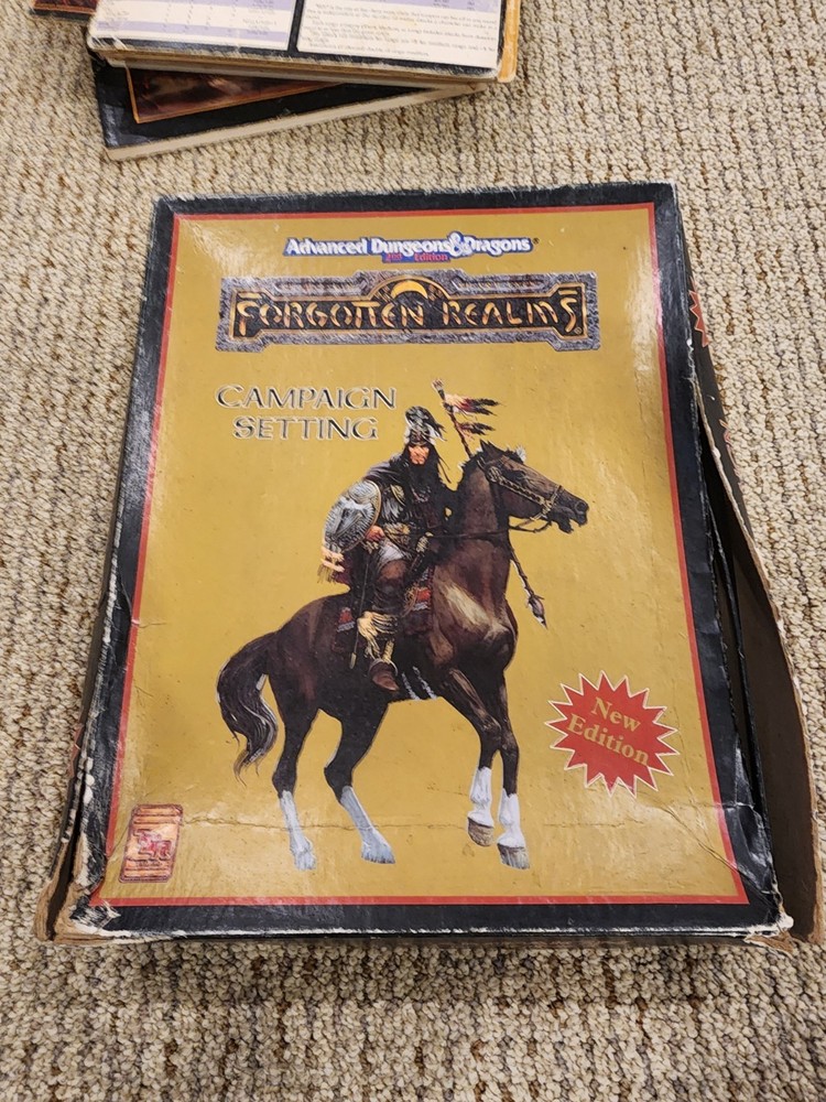 AD&D Dungeons & Dragons Forgotten Realms Campaign Setting Box