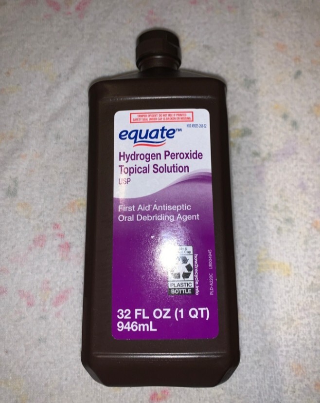 💚EQUATE 3% Hydrogen Peroxide Topical Solution, 32 fl oz🌷