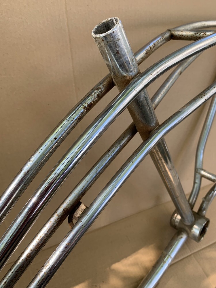 Vintage Sears / Murray Spaceliner Chrome Plated Bicycle Frame