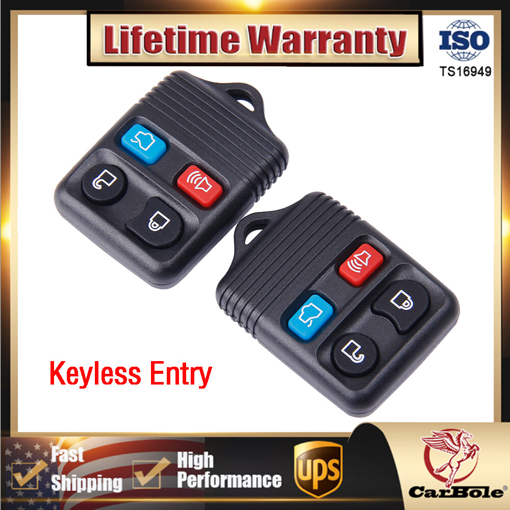 For Ford Replacement Alarm Remote Keyless Entry Control Key FOB Clicker 4 Button
