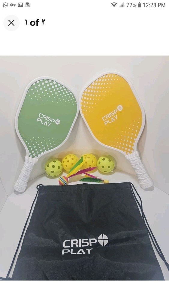 Crisp Play Pickleball Basic 2 PC Set