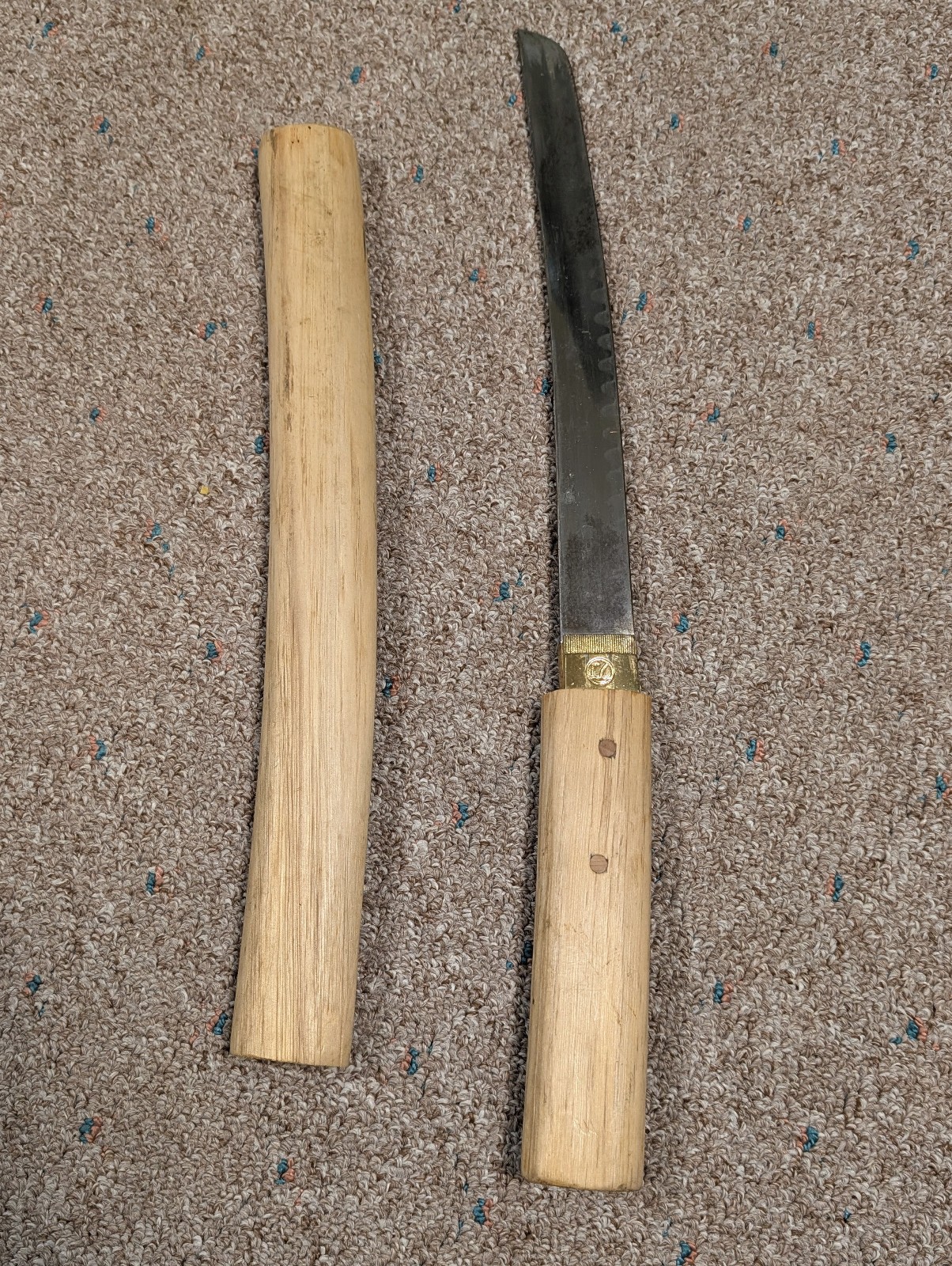 Japanese Style Tanto Blade in Shirasaya Ready for Display Nice Modern Version