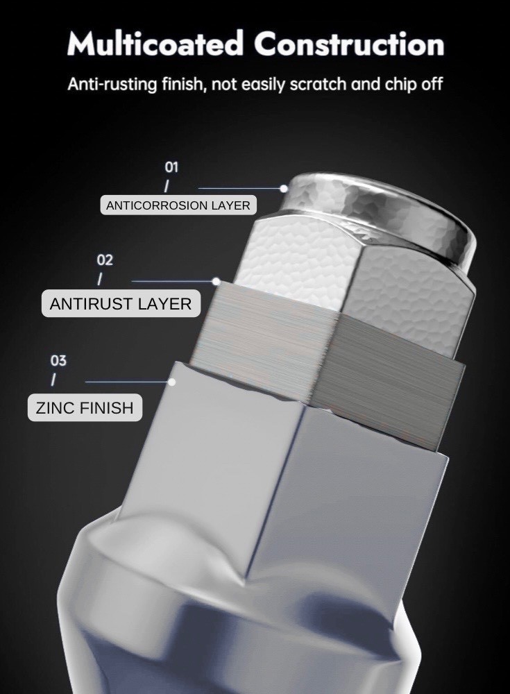 Bulge Lug Nuts 2011-2019 Honda TRX 500 4x4 FOREMAN TRX500 ES ATV Rim Wheel Nut