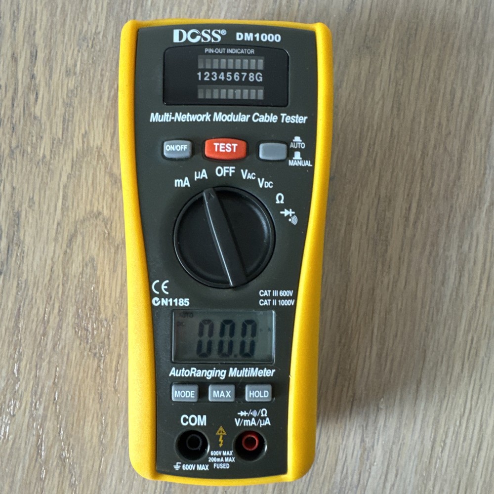 DOSS DM1000 Multi-Network Modular Cable Tester Pre Owned