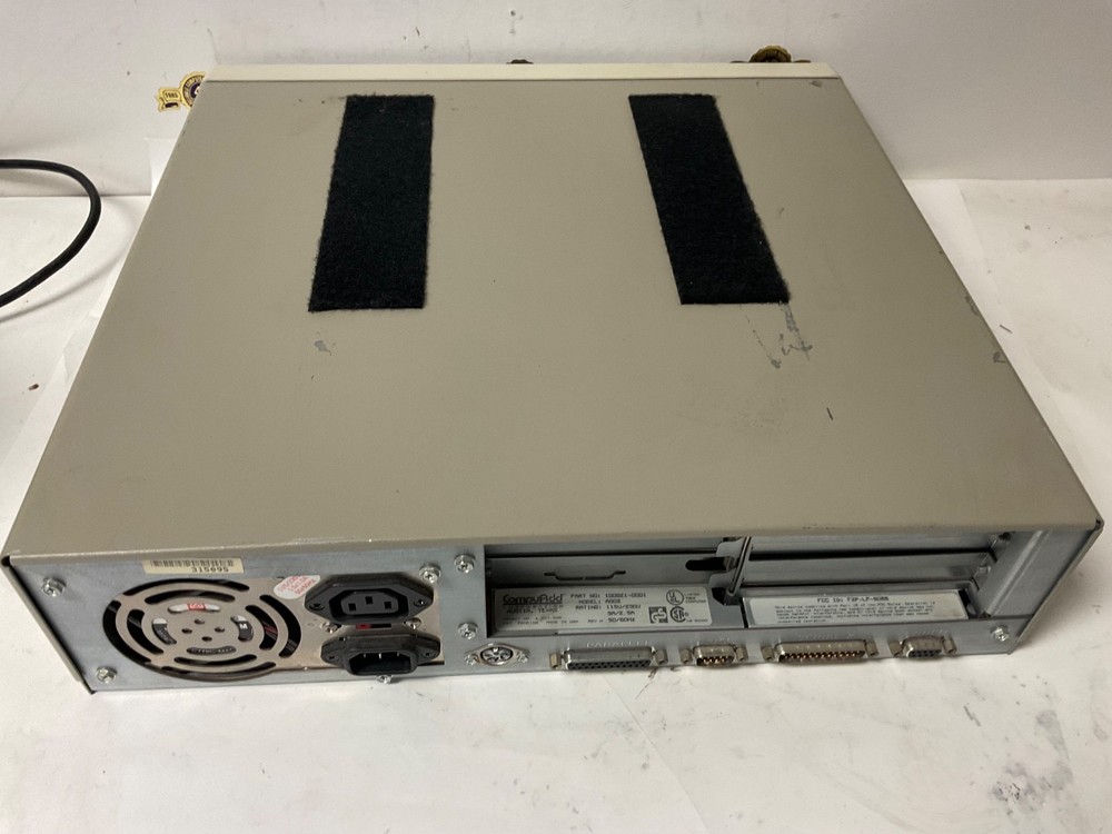 CompuAdd 810 Computer # 100921-0001 model A002 Keyboard Diskette powers up fine