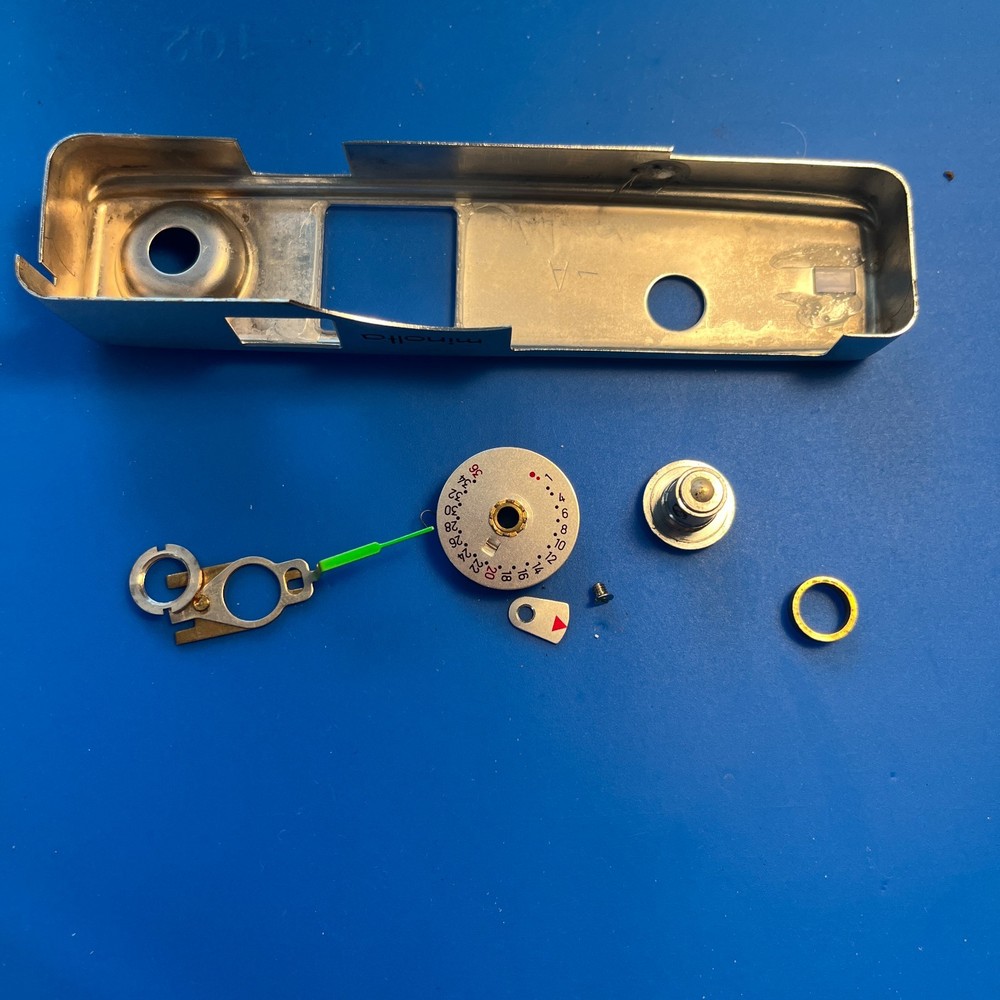 Minolta Minoltina-P Top Plate Shutter Button Counter Dial & Hardware Kit Bundle