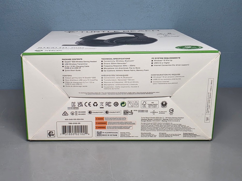 Turtle Beach Stealth 600 Wireless Multiplatform Gaming Headset Xbox Version