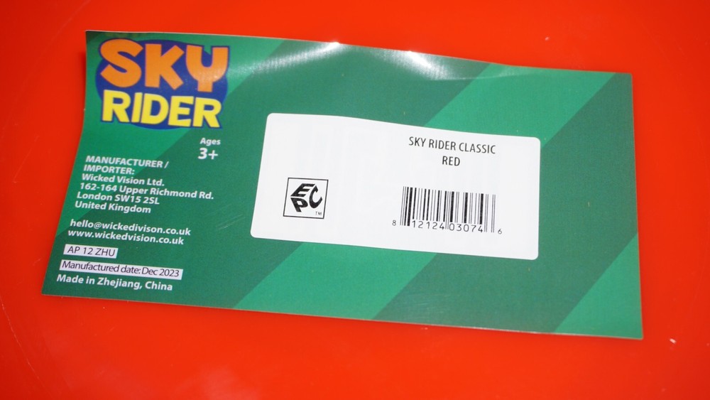 (7 Set) SKY RIDER High Performance Flying Disc RED Throwing Disc Frisbee