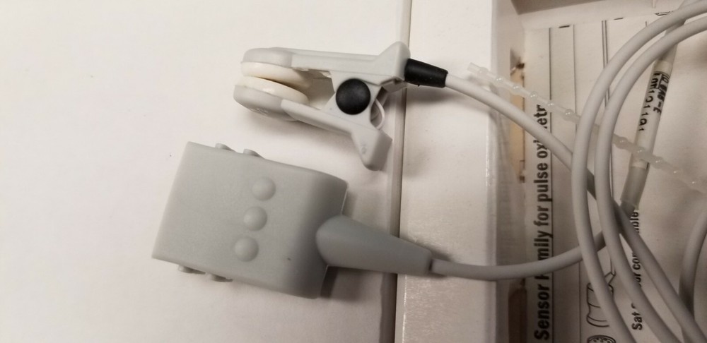 (N) Datex Ohmeda / EarSat Sensor ref: SAS-E / Cable length 1m/3ft (C19)