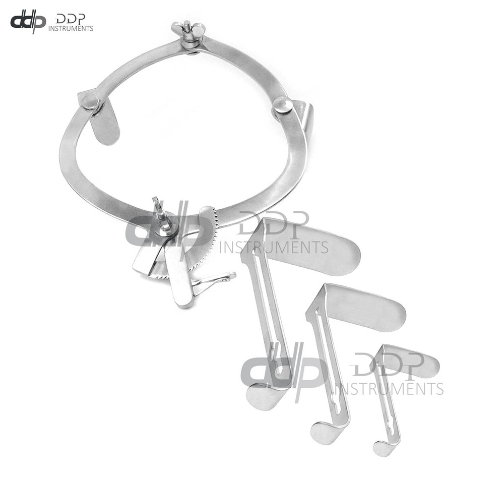 O'SULLIVAN-OCONNOR VAGINAL RETRACTOR WITH 3 INTERCHANGEABLE BLADES SMALL