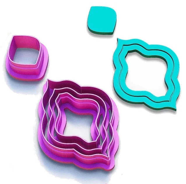 Moroccan Hollow Polymer Clay Cutters