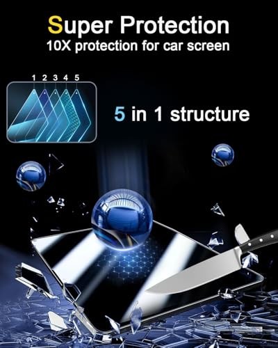 Tempered Glass Screen Protector for Dodge for Durango 10.1" screen Transparent