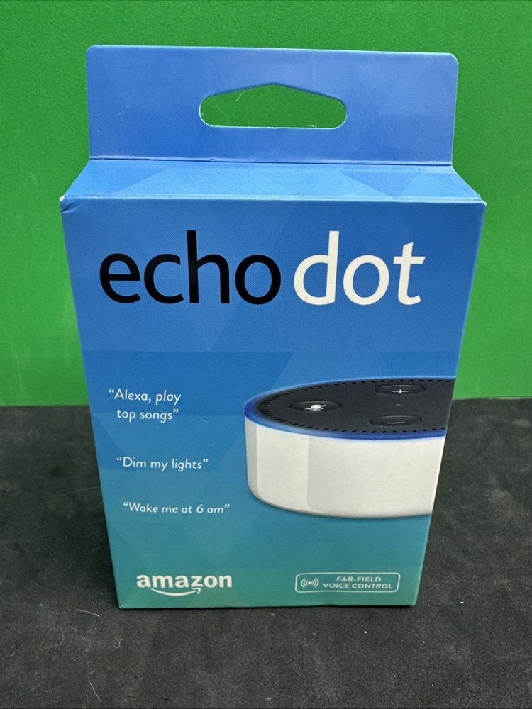 New Amazon Echo Dot 2nd Gen Alexa Voice Assistant Smart Speaker White