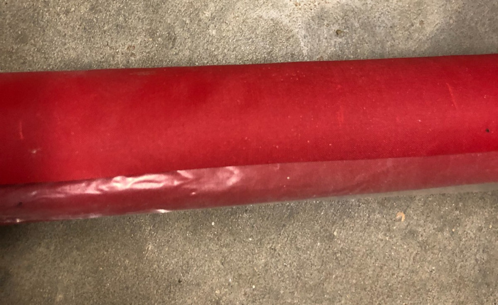 Red Fabric Covering for R/C Model Airplane Partial Roll