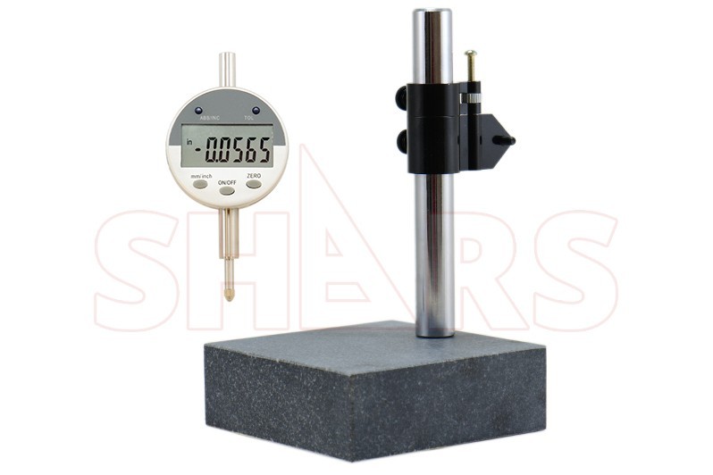 Shars 2 Piece Combo 0-.50” Electronic Indicator & Granite Stand New R]