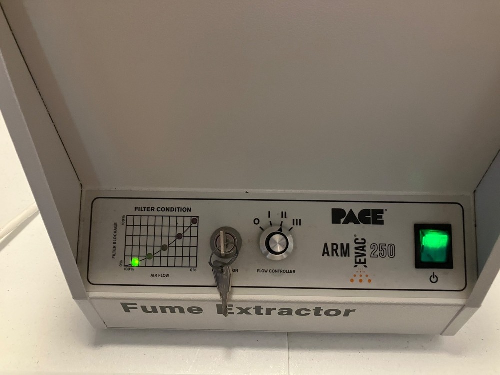 Pace Arm Evac 250 Fume Extractor with Remote Flow Controller