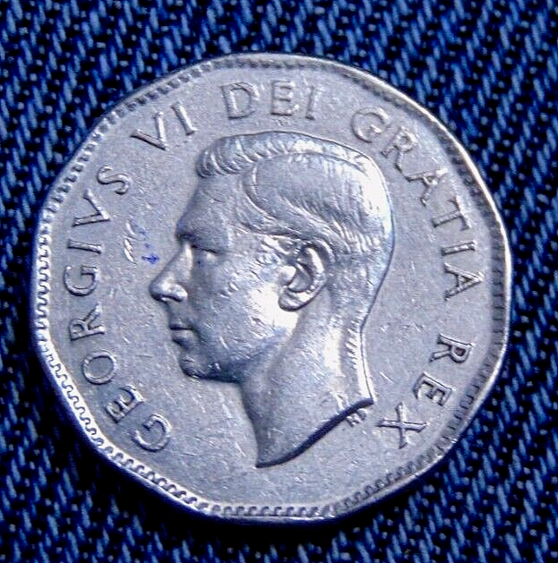 CANADA 1948 nickel coin