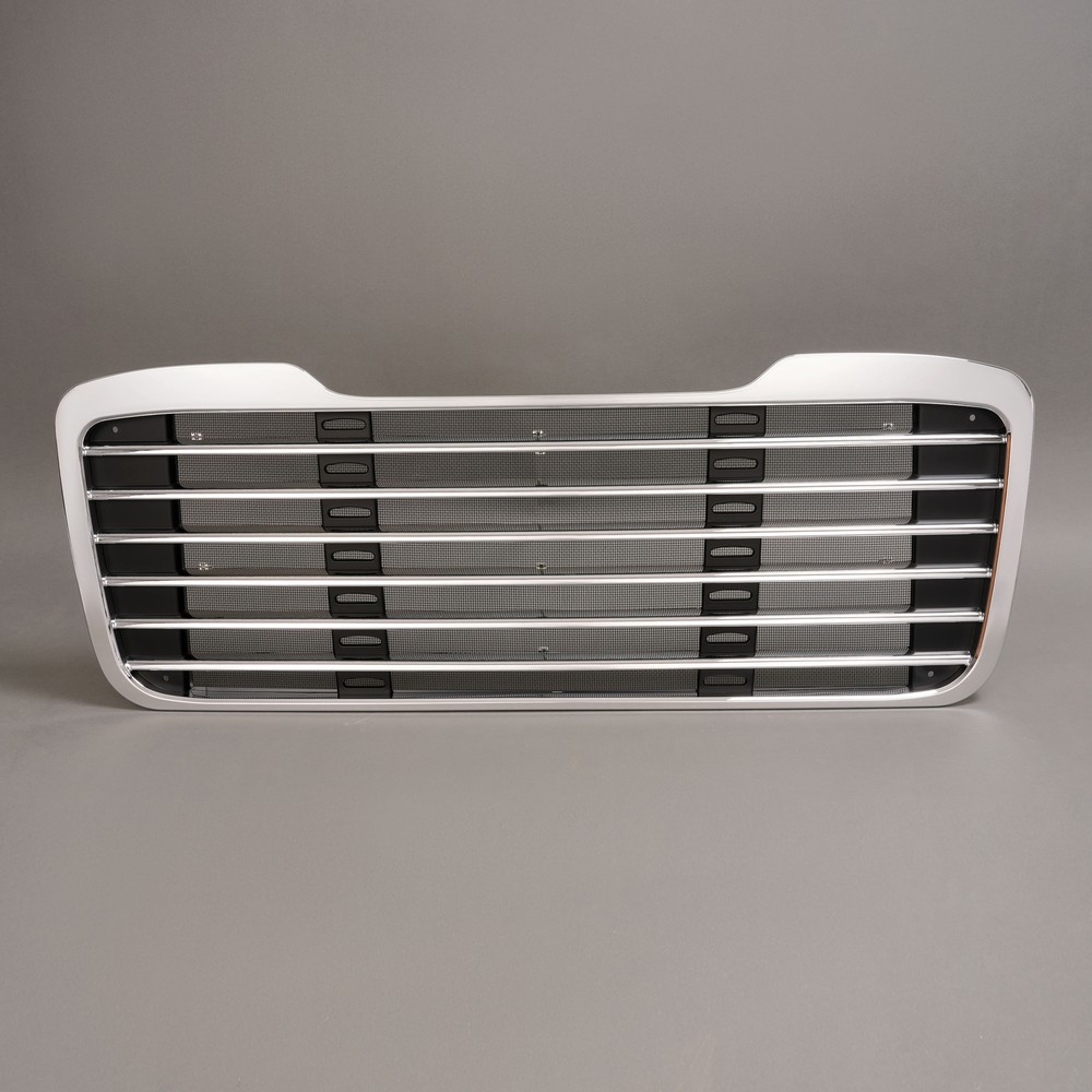 Front Upper Chrome Bumper Grille w/Bug Screen Fit Freightliner M2 2002-2022