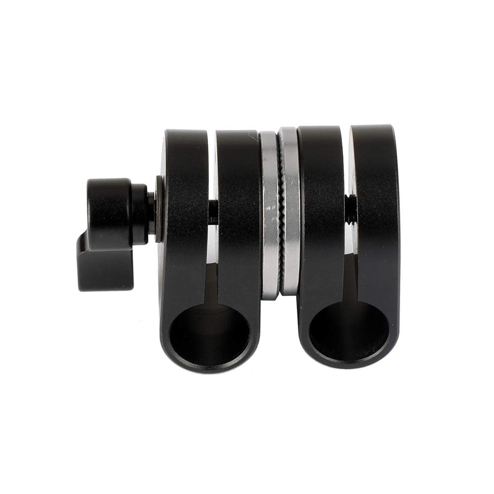 2008 Adjustable 15mm Dual Rod Adapter with Rosette Camera Rig Accessory