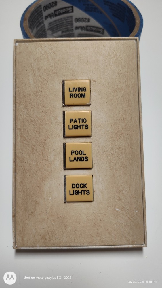 Vantage Keypad Station  4 Buttons