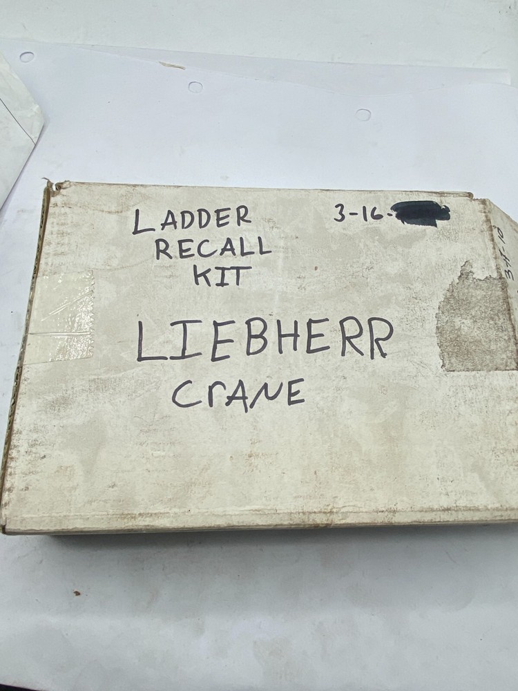 LIEBHERR CRANE LADDER RECALL KIT, MODIFICATION KIT, PART 🔔