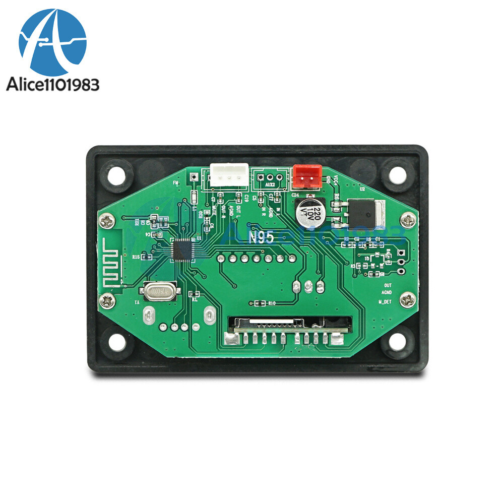 DC7-20V 2*40W Bluetooth Digital Audio Player Mp3 Decoder / Power Amplifier Board