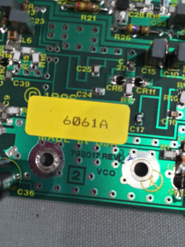 Fluke 6061A 798017 Rev D Pcb Board Panel