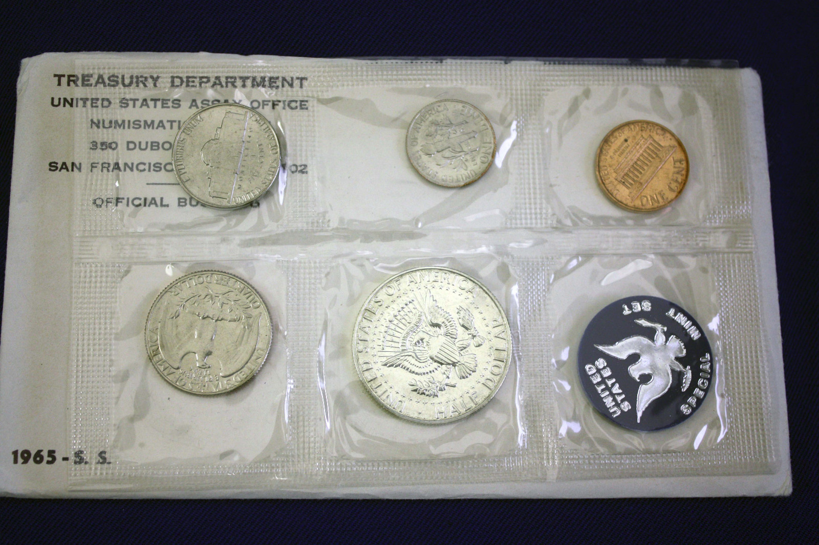 1965 special mint set. The "PROOF SET" for 1965. Original from us mint.