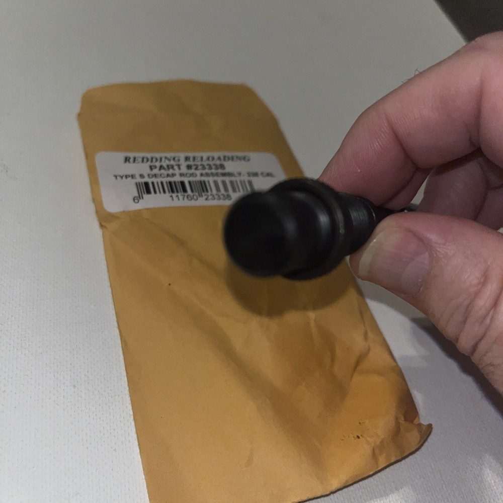 23338 REDDING TYPE-S DECAPPING ROD ASSEMBLY 338 CAL - NEW
