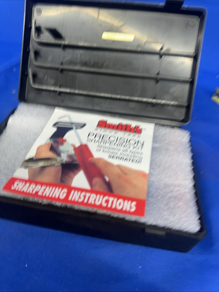 SMITHS Precision Sharpening Kit W/Hard Case Knife Sharpener Straight & Serrated