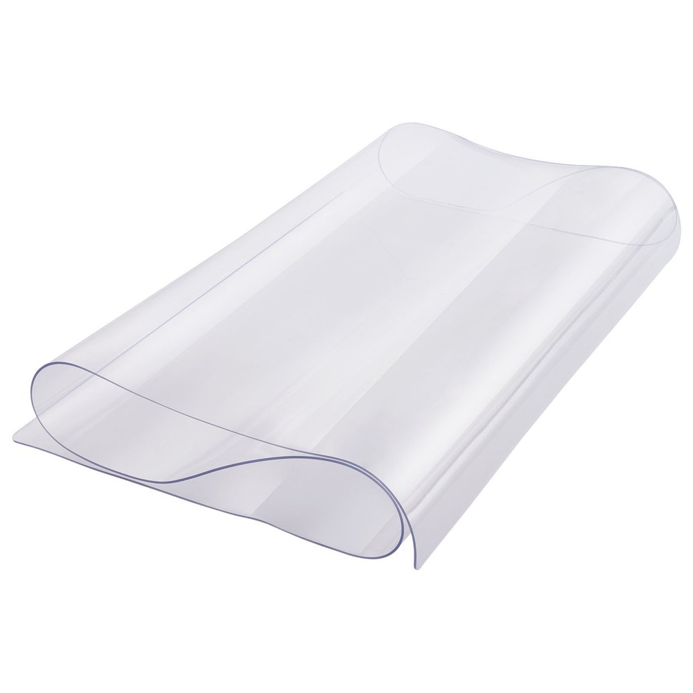 New/Plastic Table Cover, 16 x 32 Inch 1.5 mm Thick Clear Table Protector, Rectan