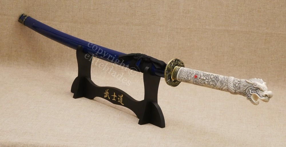 Hand Forged Functional Highlander Katana Sword By Musashi Sharp Blade +Stand BL